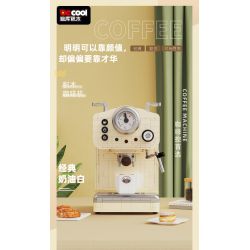 Decool 16809 Jisi 16809 non  MÁY PHA CÀ PHÊ CỔ ĐIỂN bộ đồ chơi xếp lắp ráp ghép mô hình Classic COFFEE MACHINE 678 khối