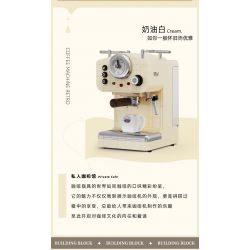 Decool 16809 Jisi 16809 non  MÁY PHA CÀ PHÊ CỔ ĐIỂN bộ đồ chơi xếp lắp ráp ghép mô hình Classic COFFEE MACHINE 678 khối