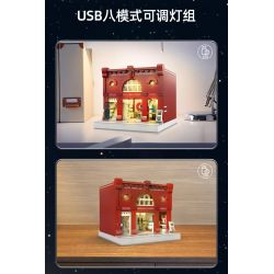 CADA DOUBLEE C66008 66008 non  GA TÀU ĐIỆN NGẦM LUÂN ĐÔN bộ đồ chơi xếp lắp ráp ghép mô hình Modular Buildings LONDON UNDERGROUND Mô Hình Nhà Cửa 1836 khối