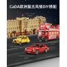 CADA DOUBLEE C66008 66008 non  GA TÀU ĐIỆN NGẦM LUÂN ĐÔN bộ đồ chơi xếp lắp ráp ghép mô hình Modular Buildings LONDON UNDERGROUND Mô Hình Nhà Cửa 1836 khối