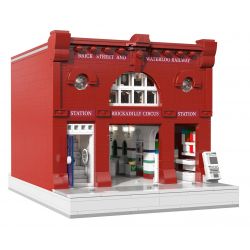 CADA DOUBLEE C66008 66008 non  GA TÀU ĐIỆN NGẦM LUÂN ĐÔN bộ đồ chơi xếp lắp ráp ghép mô hình Modular Buildings LONDON UNDERGROUND Mô Hình Nhà Cửa 1836 khối