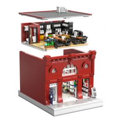 CADA DOUBLEE C66008 66008 non  GA TÀU ĐIỆN NGẦM LUÂN ĐÔN bộ đồ chơi xếp lắp ráp ghép mô hình Modular Buildings LONDON UNDERGROUND Mô Hình Nhà Cửa 1836 khối