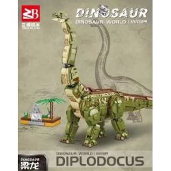 FAIR 8046 non  LƯƠNG LONG bộ đồ chơi xếp lắp ráp ghép mô hình Creator Expert DINOSAUR DIPLODOCUS Chuyên Gia Sáng Tạo 1690 khối