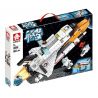 LEYI 81019 non  TÀU CON THOI bộ đồ chơi xếp lắp ráp ghép mô hình Space Thám Hiểm Không Gian 652 khối