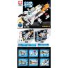 LEYI 81019 non  TÀU CON THOI bộ đồ chơi xếp lắp ráp ghép mô hình Space Thám Hiểm Không Gian 652 khối