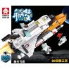 LEYI 81019 non  TÀU CON THOI bộ đồ chơi xếp lắp ráp ghép mô hình Space Thám Hiểm Không Gian 652 khối
