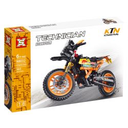 SX 88032 non  MÔ TÔ ĐUA KTM 450 tỷ lệ 1:8 bộ đồ chơi xếp lắp ráp ghép mô hình  KTM 450 RALLY Kỹ Thuật Công Nghệ Cao Mô Hình Phương Tiện 565 khối