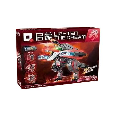 Enlighten 41229 Qman 41229 non  KHỦNG LONG BẠO CHÚA BÓNG TỐI bộ đồ chơi xếp lắp ráp ghép mô hình