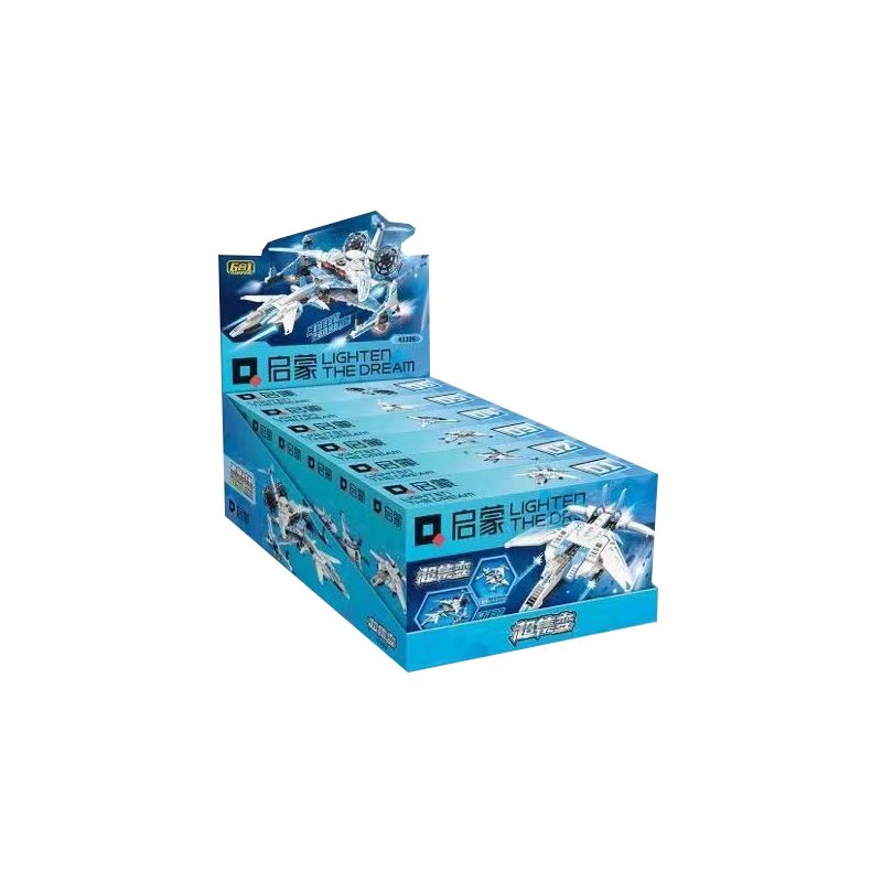 Enlighten 41106 Qman 41106 non  MÁY BAY CHIẾN ĐẤU THIÊN HÀ bộ đồ chơi xếp lắp ráp ghép mô hình Transformers Robot Đại Chiến Người Máy Biến Hình