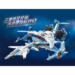 Enlighten 41106 Qman 41106 non  MÁY BAY CHIẾN ĐẤU THIÊN HÀ bộ đồ chơi xếp lắp ráp ghép mô hình Transformers Robot Đại Chiến Người Máy Biến Hình