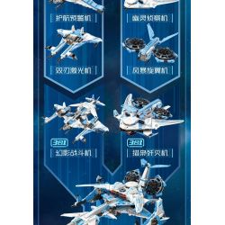 Enlighten 41106 Qman 41106 non  MÁY BAY CHIẾN ĐẤU THIÊN HÀ bộ đồ chơi xếp lắp ráp ghép mô hình Transformers Robot Đại Chiến Người Máy Biến Hình