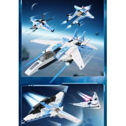 Enlighten 41106 Qman 41106 non  MÁY BAY CHIẾN ĐẤU THIÊN HÀ bộ đồ chơi xếp lắp ráp ghép mô hình Transformers Robot Đại Chiến Người Máy Biến Hình