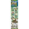 ZHEGAO QL2521 2521 non  CUỘC PHIÊU LƯU TRANG TRẠI THÔ bộ đồ chơi xếp lắp ráp ghép mô hình Minecraft CUBE WORLD Game Xây Dựng 1011 khối