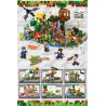 ZHEGAO QL2521 2521 non  CUỘC PHIÊU LƯU TRANG TRẠI THÔ bộ đồ chơi xếp lắp ráp ghép mô hình Minecraft CUBE WORLD Game Xây Dựng 1011 khối