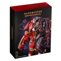 K BOX 10513 non  MECH BÁN PHỐI CẢNH ANTI-HULK MK44 bộ đồ chơi xếp lắp ráp ghép mô hình Marvel Super Heroes HUKKRUSTAR Siêu Anh Hùng Marvel 4183 khối