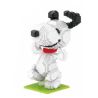 HSANHE CACO S055 non  RÌNH MÒ bộ đồ chơi xếp lắp ráp ghép mô hình Movie & Game PEANUTS SNOOPY Phim Và Trò Chơi 1546 khối