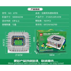 FAIR 6770 non  RAS VỀ SÂN VẬN ĐỘNG bộ đồ chơi xếp lắp ráp ghép mô hình Sports RAS ABU SCADIUM Thể Thao 1921 khối
