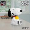 HSANHE CACO S051 non  RÌNH MÒ NGỒI bộ đồ chơi xếp lắp ráp ghép mô hình Movie & Game PEANUTS SNOOPY Phim Và Trò Chơi 1605 khối
