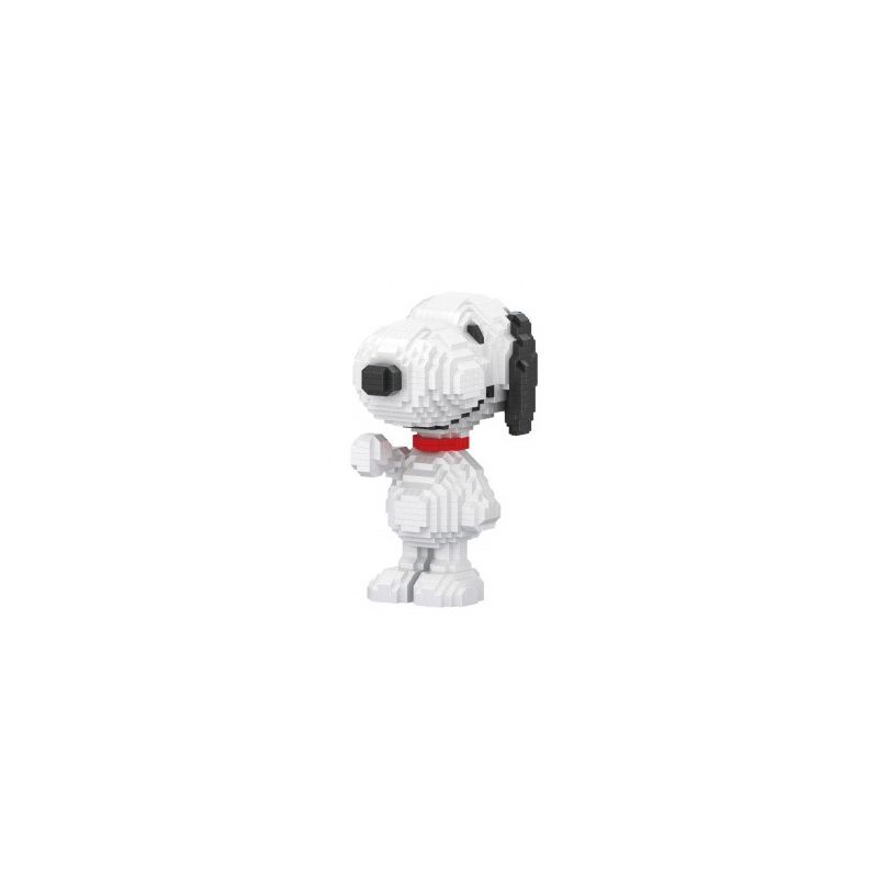 HSANHE CACO S050 non  RÌNH MÒ bộ đồ chơi xếp lắp ráp ghép mô hình Movie & Game PEANUTS SNOOPY Phim Và Trò Chơi 1383 khối