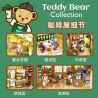 INBRIXX 881101 non  QUÁN CÀ PHÊ CHỮA BỆNH TEDDY bộ đồ chơi xếp lắp ráp ghép mô hình 1381 khối