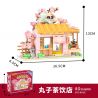 WEKKI 516405 non  TIỆM TRÀ NHỎ MARUKO bộ đồ chơi xếp lắp ráp ghép mô hình