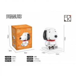 HSANHE CACO S004 non  SNOOPY 7 PHONG CÁCH bộ đồ chơi xếp lắp ráp ghép mô hình Movie & Game PEANUTS SNOOPY Phim Và Trò Chơi