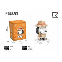 HSANHE CACO S004 non  SNOOPY 7 PHONG CÁCH bộ đồ chơi xếp lắp ráp ghép mô hình Movie & Game PEANUTS SNOOPY Phim Và Trò Chơi
