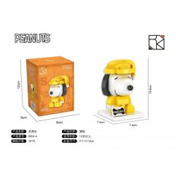 HSANHE CACO S004 non  SNOOPY 7 PHONG CÁCH bộ đồ chơi xếp lắp ráp ghép mô hình Movie & Game PEANUTS SNOOPY Phim Và Trò Chơi
