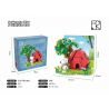 HSANHE CACO S002 non  NGÔI NHÀ MÀU ĐỎ SNOOPY CẢNH bộ đồ chơi xếp lắp ráp ghép mô hình PEANUTS SNOOPY Chú Chó 315 khối