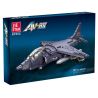 JIESTAR 61052 non  MÁY BAY CƯỜNG KÍCH AV-8 SEA HARRIER II bộ đồ chơi xếp lắp ráp ghép mô hình Frozen AV-8 II Nữ Hoàng Băng Giá 807 khối