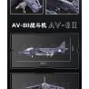 JIESTAR 61052 non  MÁY BAY CƯỜNG KÍCH AV-8 SEA HARRIER II bộ đồ chơi xếp lắp ráp ghép mô hình Frozen AV-8 II Nữ Hoàng Băng Giá 807 khối