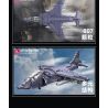JIESTAR 61052 non  MÁY BAY CƯỜNG KÍCH AV-8 SEA HARRIER II bộ đồ chơi xếp lắp ráp ghép mô hình Frozen AV-8 II Nữ Hoàng Băng Giá 807 khối