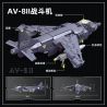 JIESTAR 61052 non  MÁY BAY CƯỜNG KÍCH AV-8 SEA HARRIER II bộ đồ chơi xếp lắp ráp ghép mô hình Frozen AV-8 II Nữ Hoàng Băng Giá 807 khối