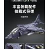 JIESTAR 61052 non  MÁY BAY CƯỜNG KÍCH AV-8 SEA HARRIER II bộ đồ chơi xếp lắp ráp ghép mô hình Frozen AV-8 II Nữ Hoàng Băng Giá 807 khối