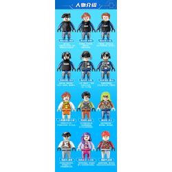 GUDI 10206 non  HOẠT ĐỘNG CỨU HỘ BÃO bộ đồ chơi xếp lắp ráp ghép mô hình Police LIVIN'CITY Cảnh Sát 903 khối