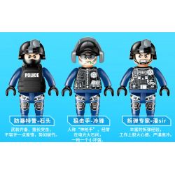 GUDI 10206 non  HOẠT ĐỘNG CỨU HỘ BÃO bộ đồ chơi xếp lắp ráp ghép mô hình Police LIVIN'CITY Cảnh Sát 903 khối