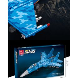 JIESTAR 61050 non  TIÊM KÍCH SU35 tỷ lệ 1:14 bộ đồ chơi xếp lắp ráp ghép mô hình Military Army SU-35 Quân Sự Bộ Đội 1530 khối