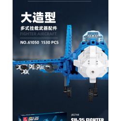 JIESTAR 61050 non  TIÊM KÍCH SU35 tỷ lệ 1:14 bộ đồ chơi xếp lắp ráp ghép mô hình Military Army SU-35 Quân Sự Bộ Đội 1530 khối