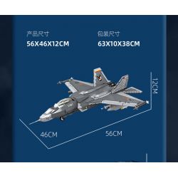 JIESTAR 61051 non  TIÊM KÍCH TÀNG HÌNH J-31 tỷ lệ 1:14 bộ đồ chơi xếp lắp ráp ghép mô hình Military Army FC-31 Quân Sự Bộ Đội 1691 khối