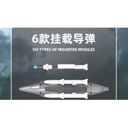 JIESTAR 61051 non  TIÊM KÍCH TÀNG HÌNH J-31 tỷ lệ 1:14 bộ đồ chơi xếp lắp ráp ghép mô hình Military Army FC-31 Quân Sự Bộ Đội 1691 khối