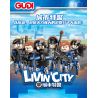 GUDI 10202 non  CUỘC KHỦNG HOẢNG TÙ NHÂN bộ đồ chơi xếp lắp ráp ghép mô hình Police LIVIN'CITY Cảnh Sát 263 khối