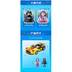 GUDI 10201 non  HỘP TRƯNG BÀY CẢNH SÁT ĐẶC NHIỆM THÀNH PHỐ 4 KIỂU bộ đồ chơi xếp lắp ráp ghép mô hình City LIVIN'CITY 464 khối