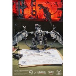 INSPIRE QD66004 66004 non  CÁNH GIÓ DÂY CƠ KHÍ WYVERN bộ đồ chơi xếp lắp ráp ghép mô hình PRECISION