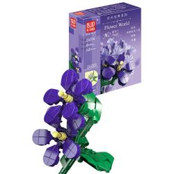 MouldKing 24014 Mould King 24014 non  HOA VIOLET bộ đồ chơi xếp lắp ráp ghép mô hình Flowers FLOWER WORLD VIOLET 145 khối