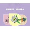 MouldKing 24014 Mould King 24014 non  HOA VIOLET bộ đồ chơi xếp lắp ráp ghép mô hình Flowers FLOWER WORLD VIOLET 145 khối
