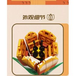 MouldKing 24013 Mould King 24013 non  HOA TULIP bộ đồ chơi xếp lắp ráp ghép mô hình Flowers FLOWER WORLD TULIP 132 khối