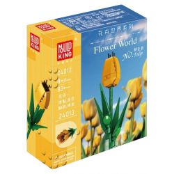 MouldKing 24012 Mould King 24012 non  HOA TULIP bộ đồ chơi xếp lắp ráp ghép mô hình Flowers FLOWER WORLD TULIP 83 khối
