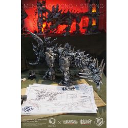 INSPIRE QD66003 66003 non  TRICERATOPS CƠ HỌC HORN RUSH bộ đồ chơi xếp lắp ráp ghép mô hình STRONG