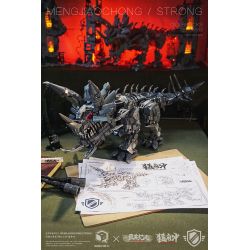 INSPIRE QD66003 66003 non  TRICERATOPS CƠ HỌC HORN RUSH bộ đồ chơi xếp lắp ráp ghép mô hình STRONG