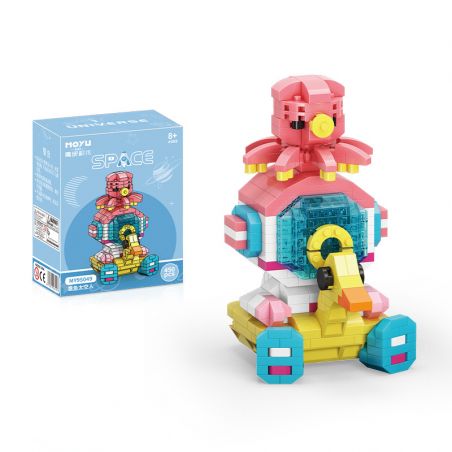 MOYU BLOCK MY95049 95049 non  PHI HÀNH GIA BẠCH TUỘC bộ đồ chơi xếp lắp ráp ghép mô hình 450 khối